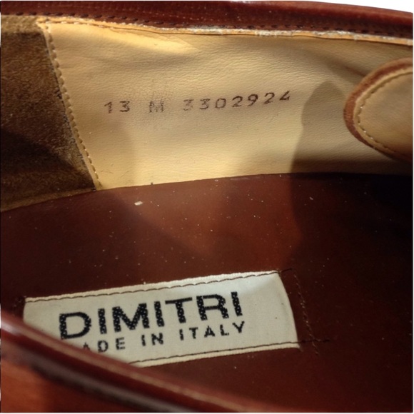Dimitri Men's Shoes Size 13M Made in Italy - Picture 6 of 8